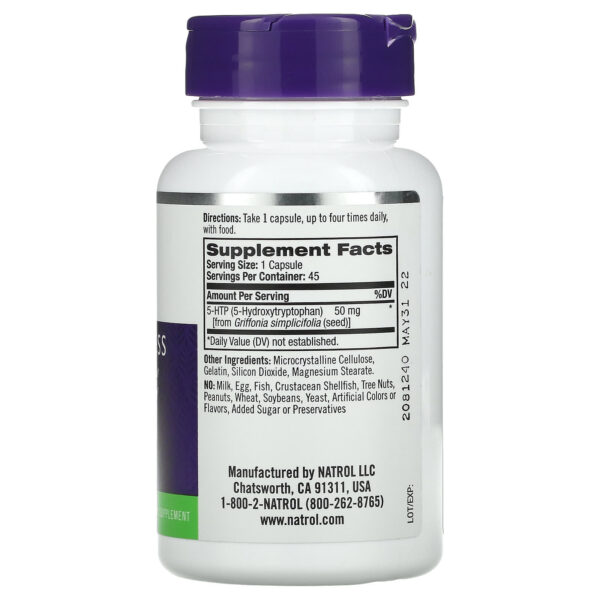 Natrol 5-Htp Mood And Stress 50 Mg