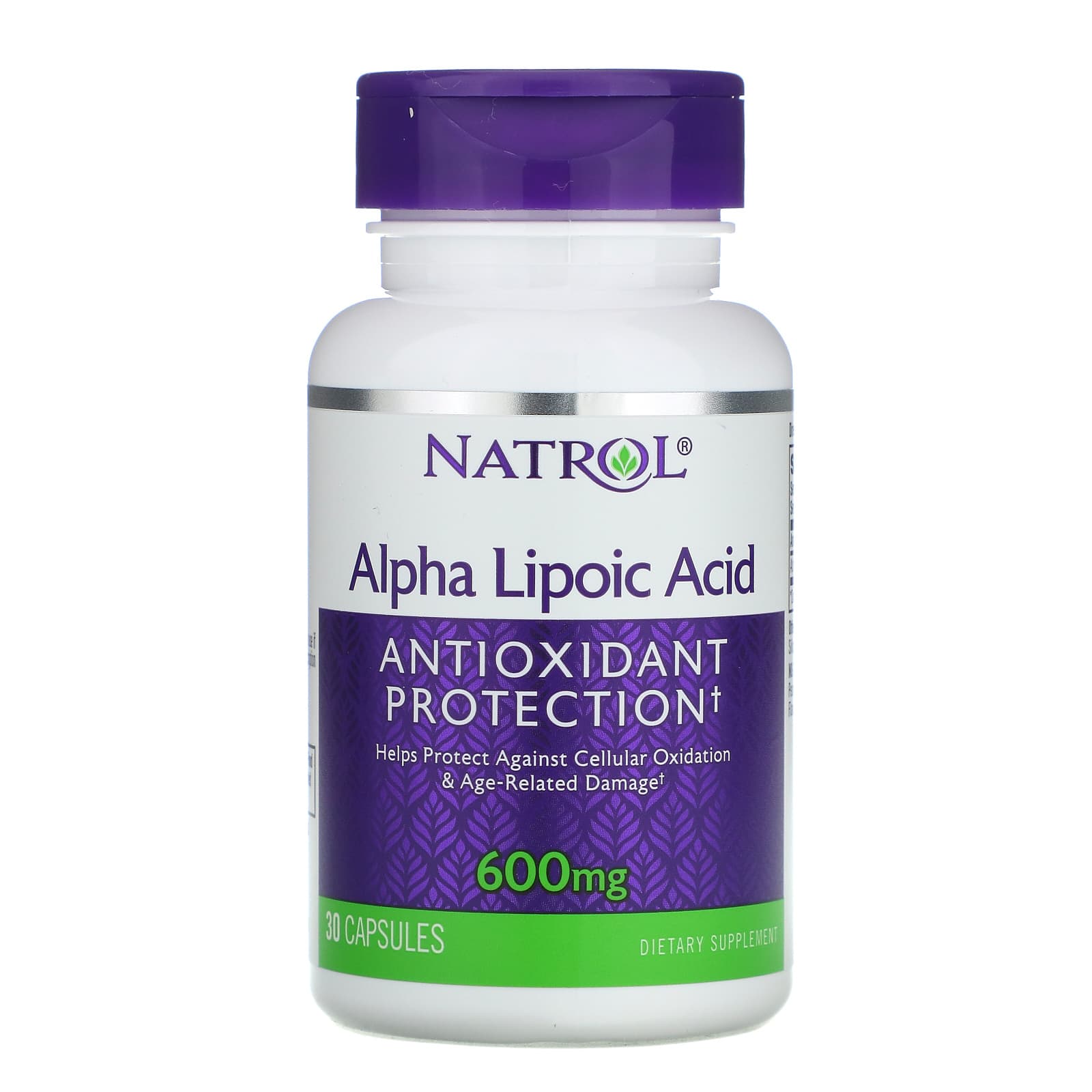 Natrol Alpha Lipoic Acid 600 Mg Antioxidant Protection – 30 Capsules