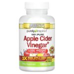 حبوب خل التفاح للتخسيس apple cider vinegar purely inspired