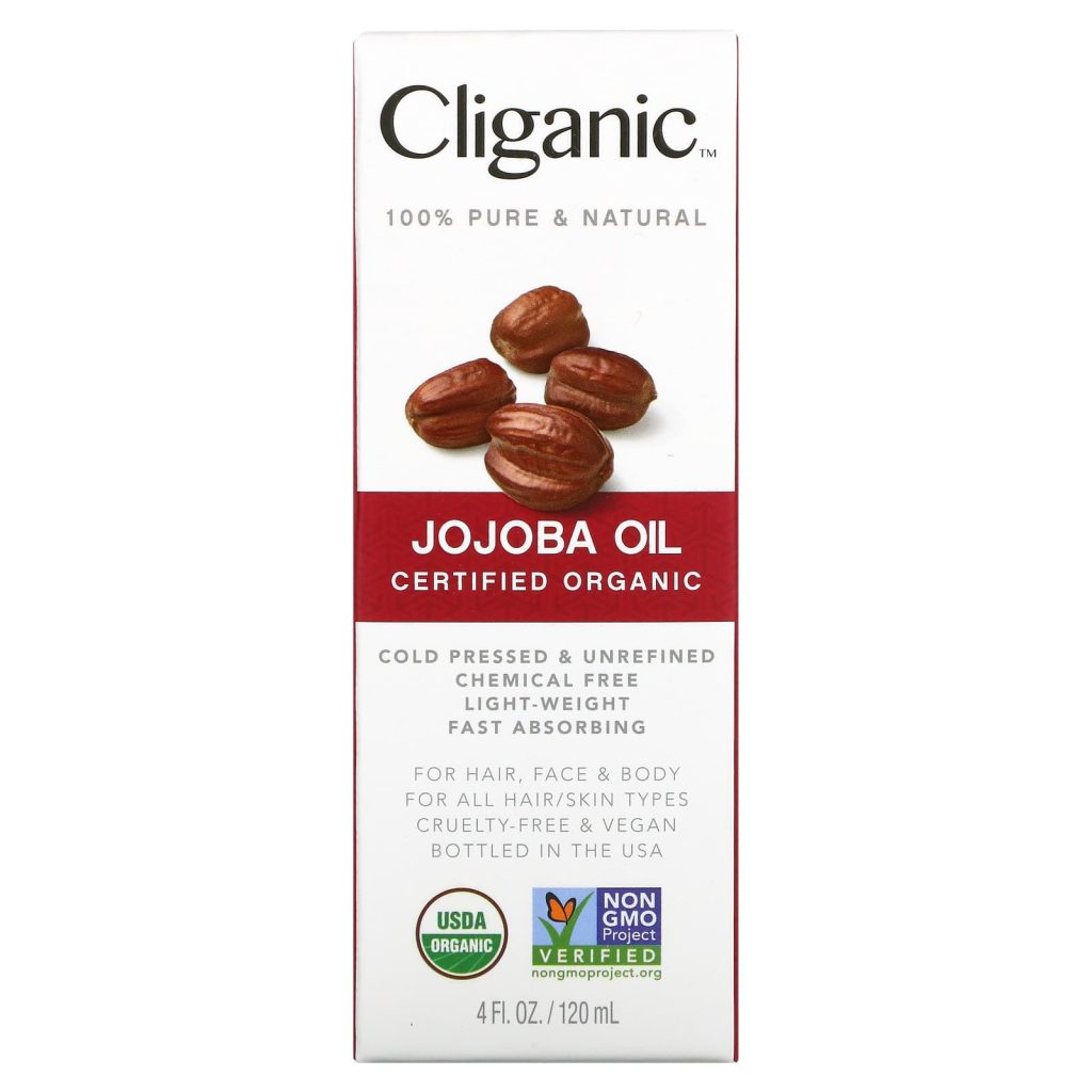 كليغانيك زيت الجوجوبا للشعر والبشرة والأظافر Cliganic Jojoba Oil