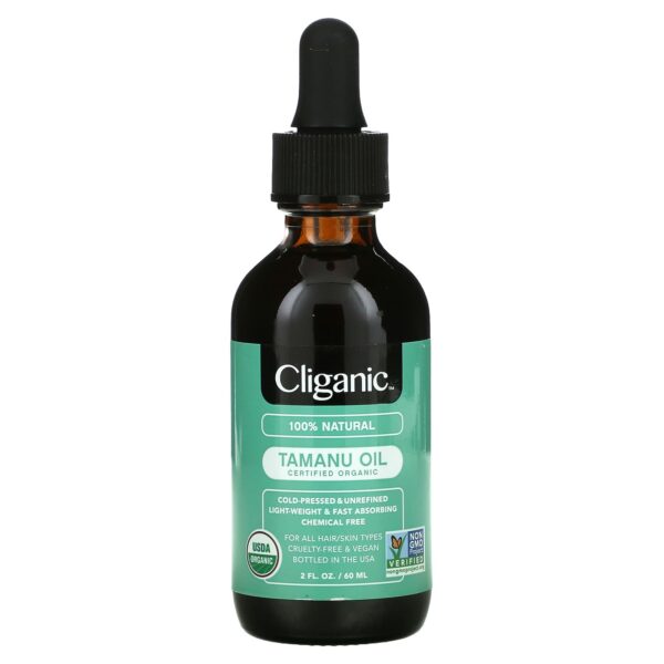 Cliganic Tamanu Oil 100% Pure &Amp;Amp; Natural Oil Skin Vitality Enhancer - 2 Fl Oz (60 Ml)