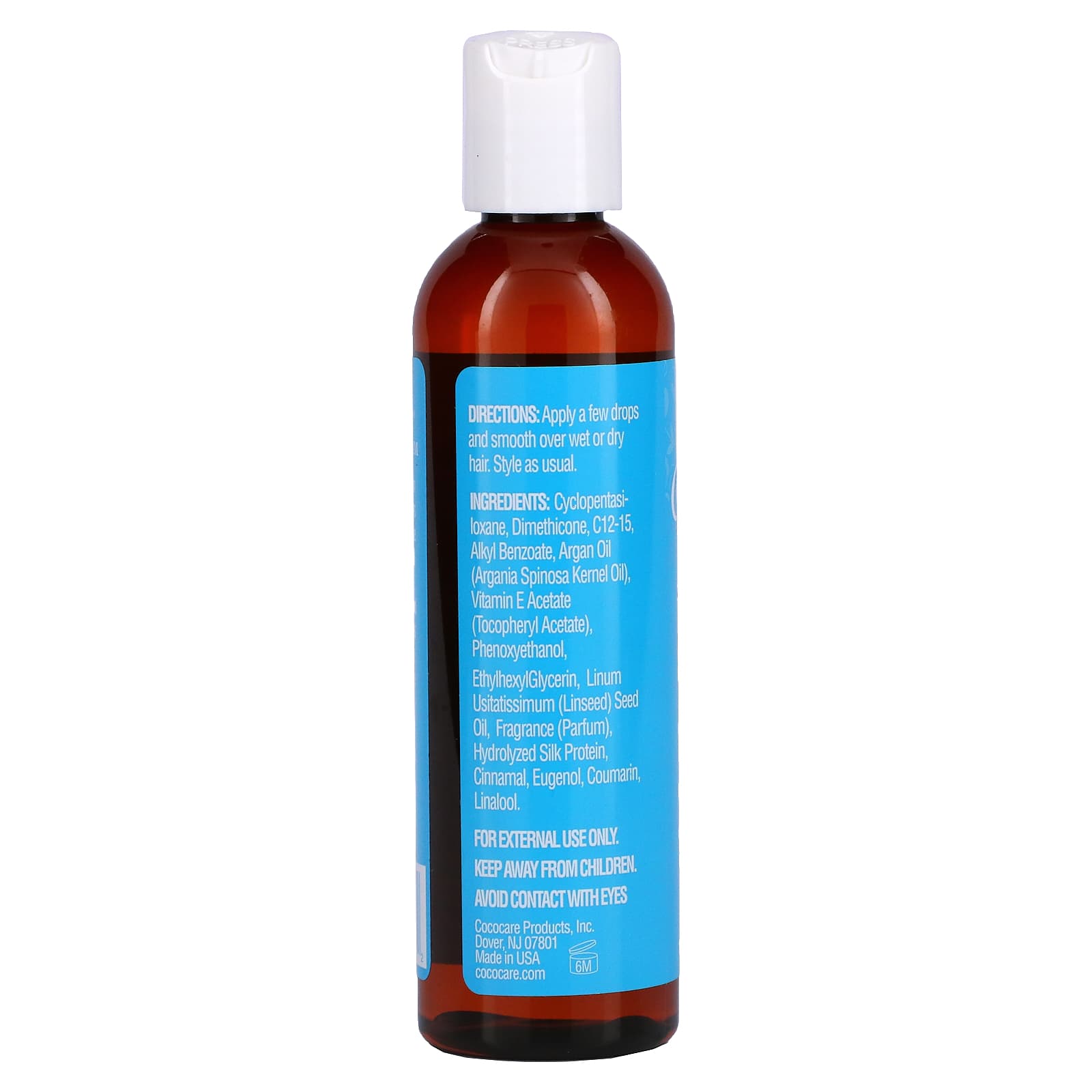 Cococare argan hair serum ingredients