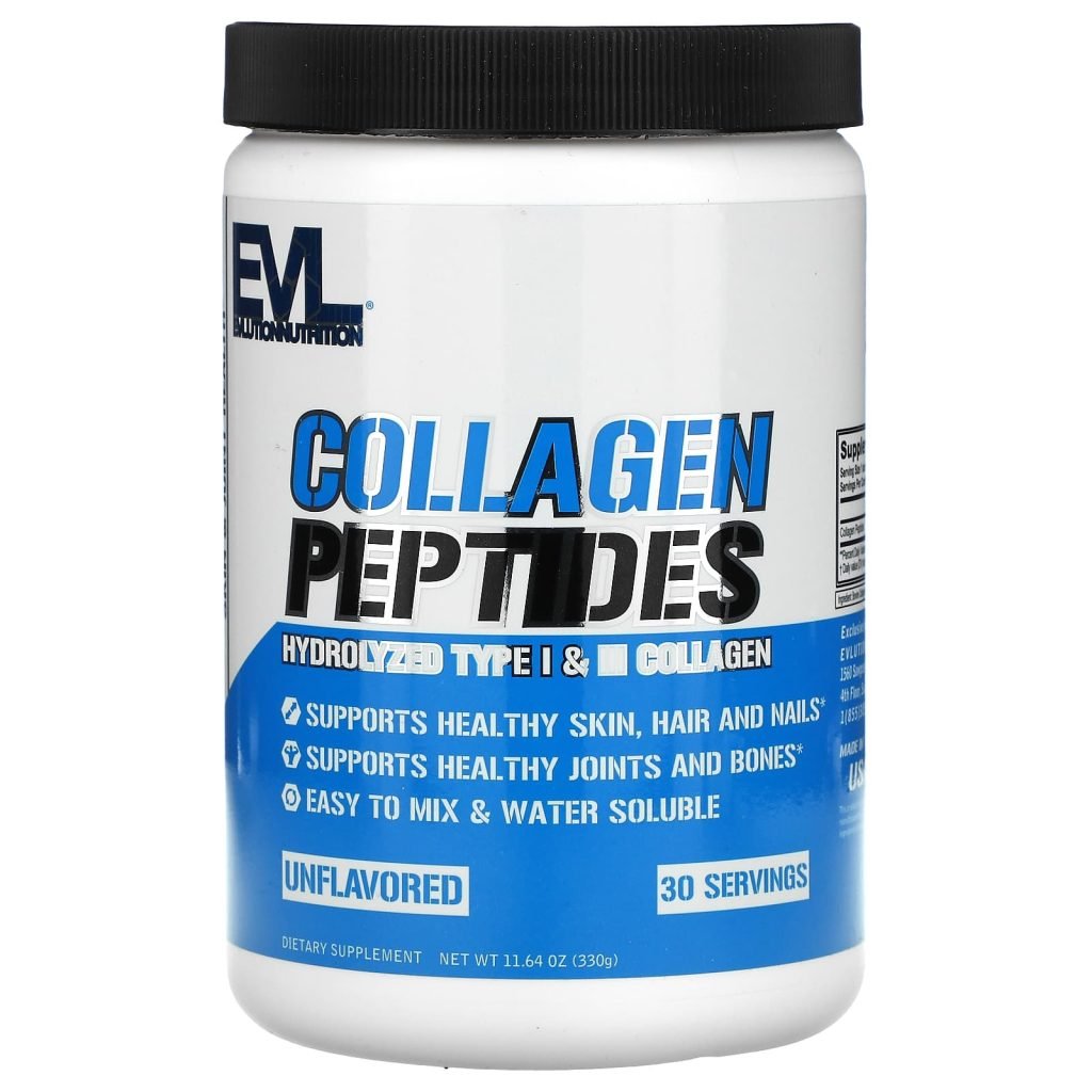 Collagen Peptides - Unflavored - 11.64 Oz (330 G) - Evlution Nutrition