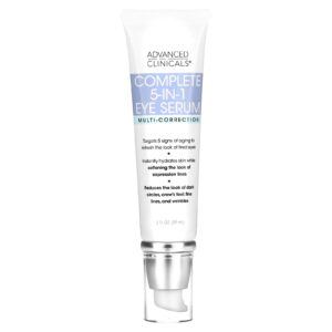 Advanced Clinicals Complete 5 – In – 1 Eye Serum Multi Correction Hides Dark Circles 59 Ml