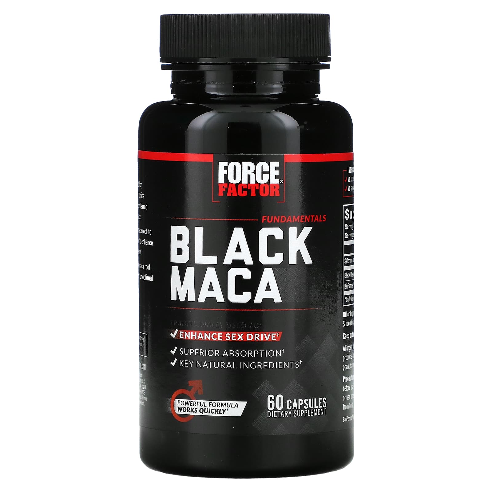 Force Factor Black Maca 60 Capsules