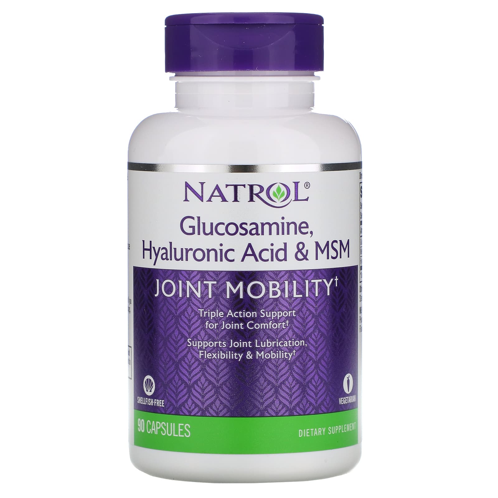 Natrol glucosamine hyaluronic acid & msm capsules price