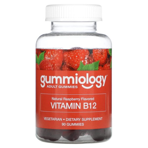 Gummiology Vitamin B12 Gummies - Raspberry 90 Gummies