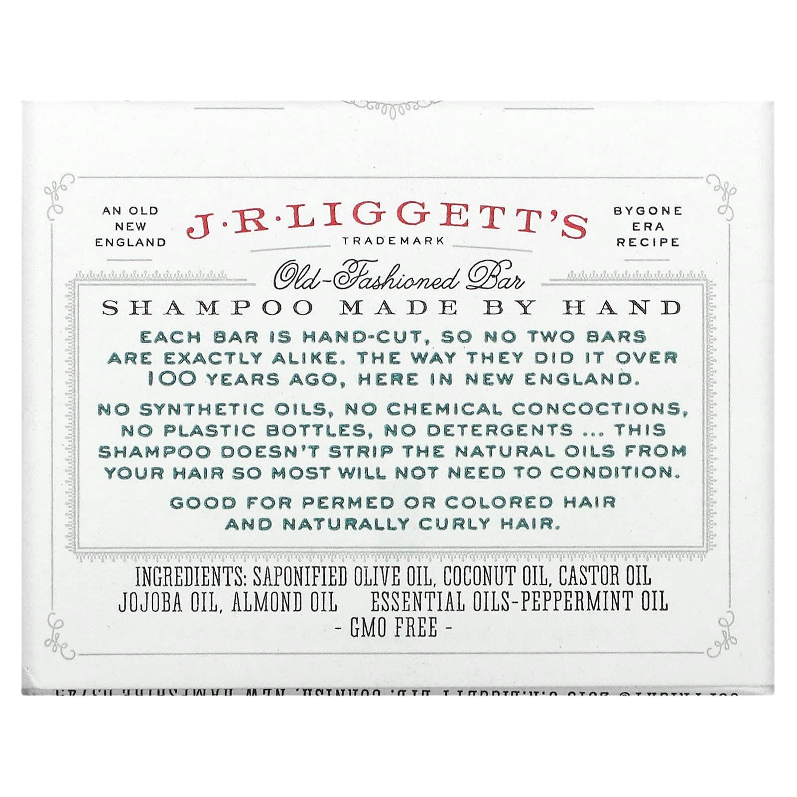 Jr liggett's shampoo bar benefits