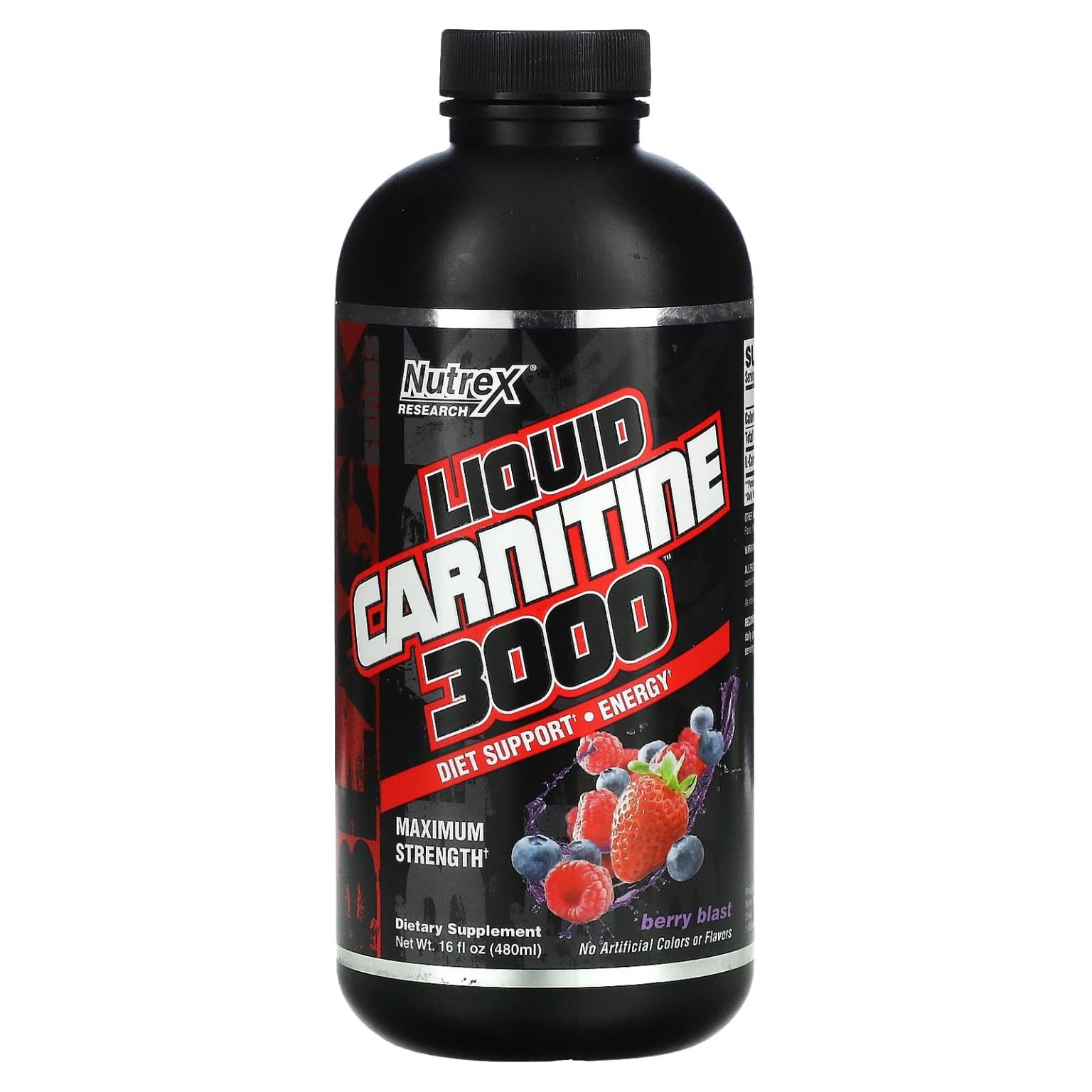 Buy Nutrex Research liquid l carnitine 3000 for with Berry Blast ...