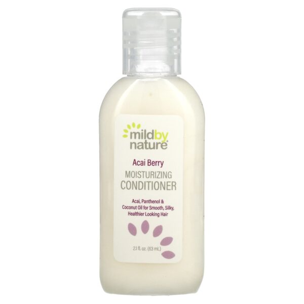 Mild By Nature Acai Berry Moisturizing Conditioner The Power Of Antioxidant-Rich Superfruits - Travel Size 2.10 Fl Oz (63 Ml)