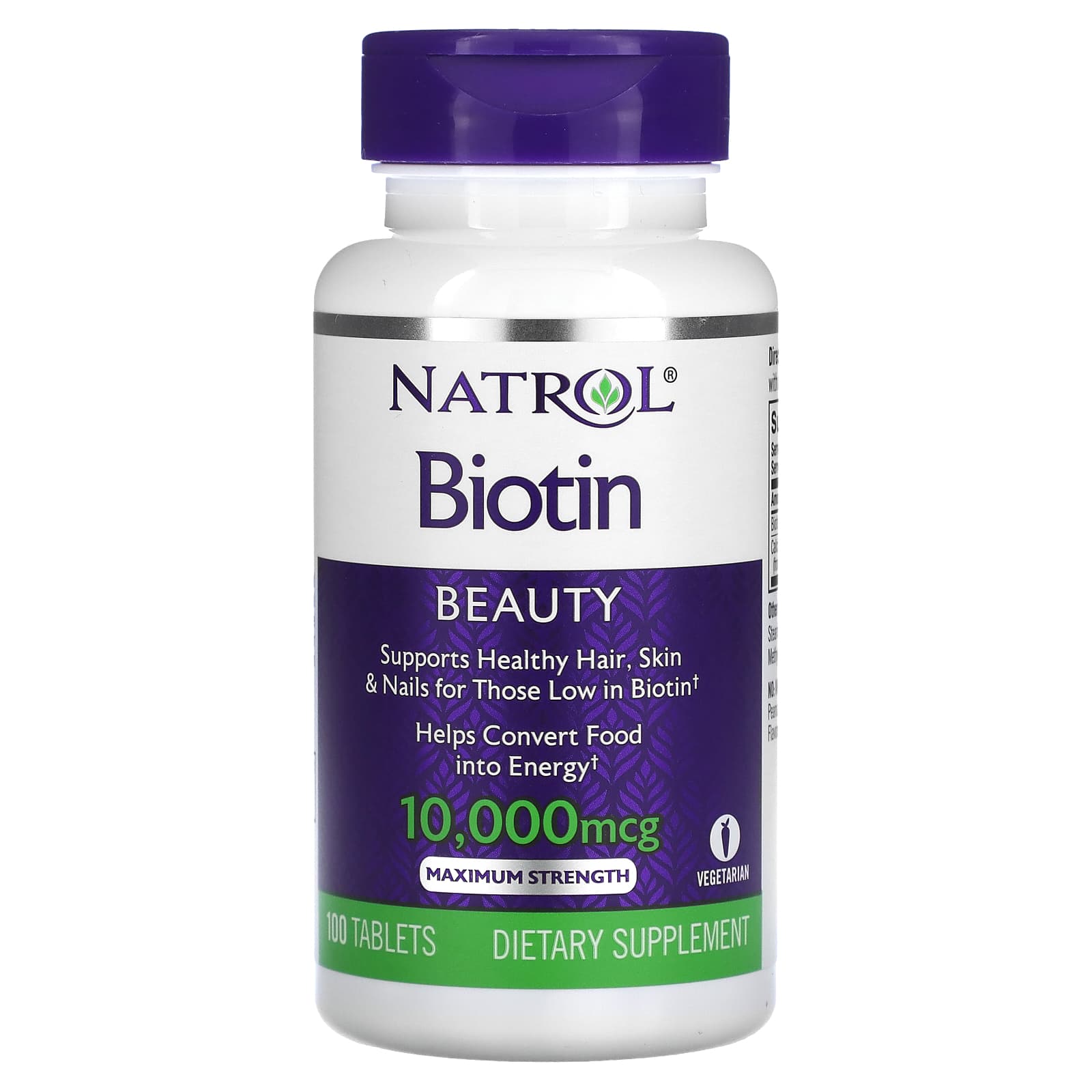 حبوب بيوتين 10000 Natrol Biotin Maximum Strength 10,000 mcg