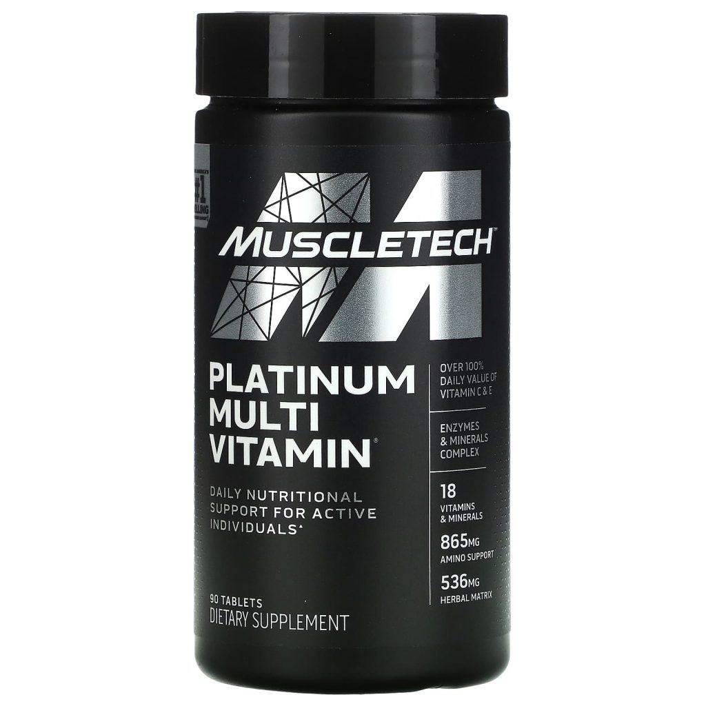 Muscletech Platinum Multivitamin Supplement For Overall Healthy Support