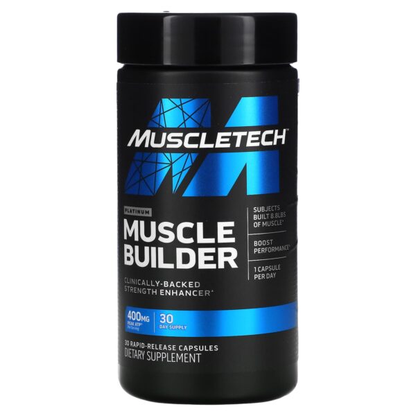 Muscletech Platinum Muscle Builder Capsules For Strength Enhancer