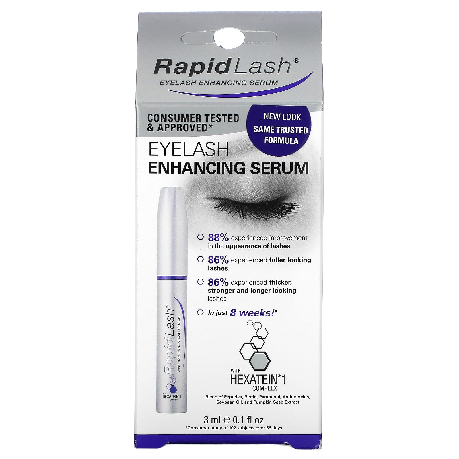 Rapidlash Eyelash Enhancing Serum For Thicker Eyelashes (3 Ml)