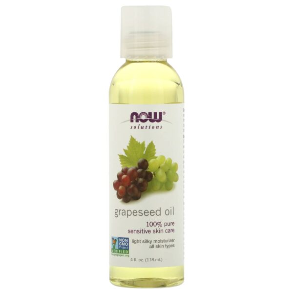 Now Foods Now Foods Solutions Grapeseed Oil Sensitive Skin Care - 4 Fl Oz (118 Ml)