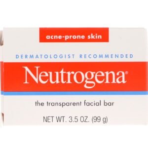 The original Neutrogena The Transparent Facial Bar for Acne Prone Skin - 3.5 oz (99 g)