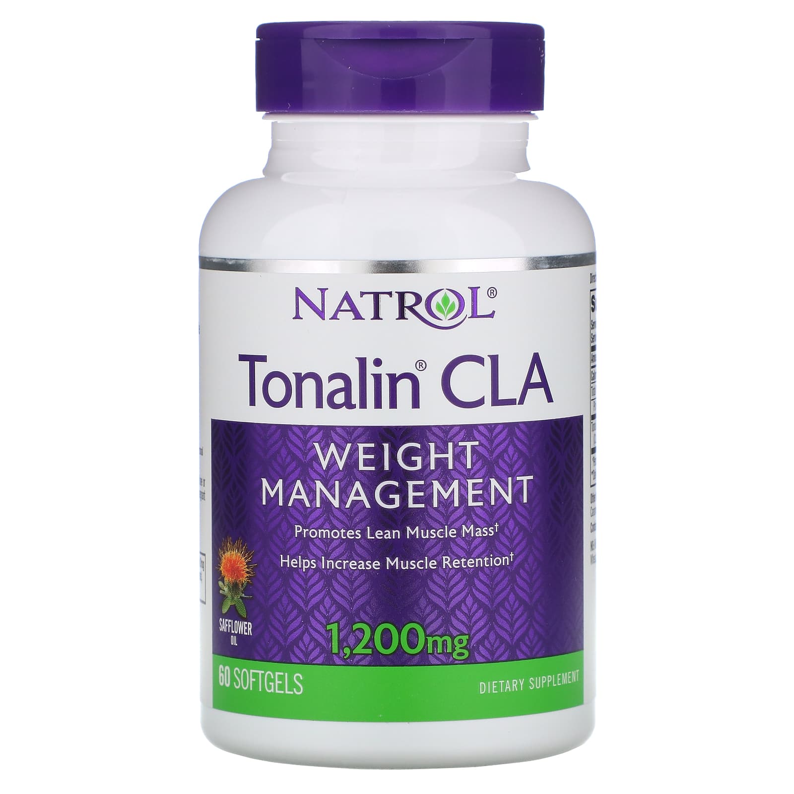 Natrol tonalin cla 1200 mg weight management supporter - 60 Softgels - Image 3