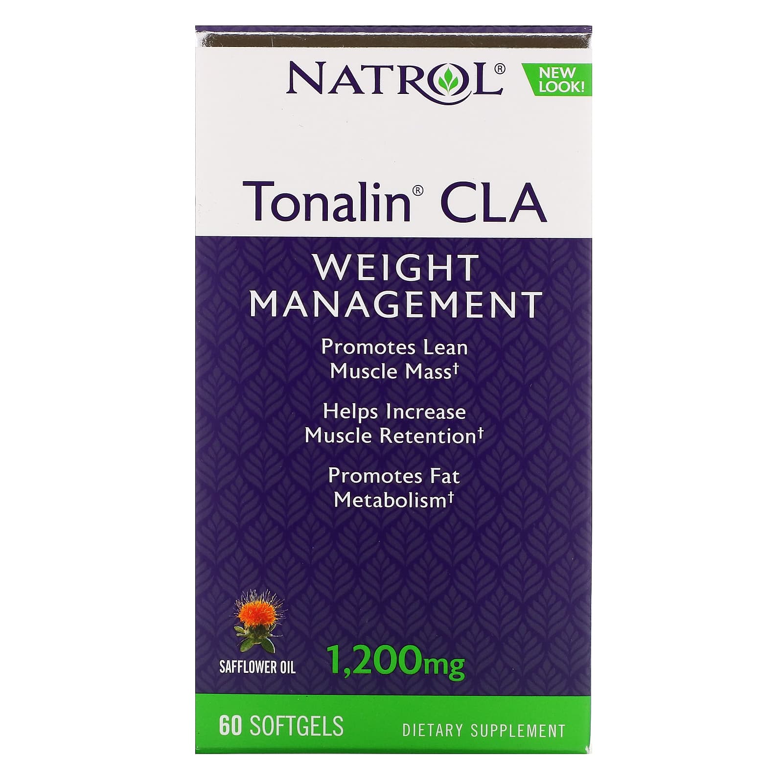 Natrol tonalin cla 1200 mg weight management supporter - 60 Softgels - Image 1
