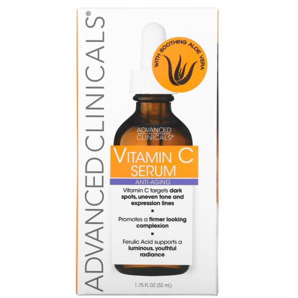 Advanced Clinicals Vitamin C Anti Aging Serum - 1.75 Fl Oz (52 Ml)