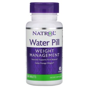 Natrol water retention tablets for weight management