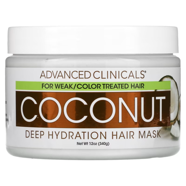 Advanced Clinicals Coconut Deep Hydration Hair Mask 340 G