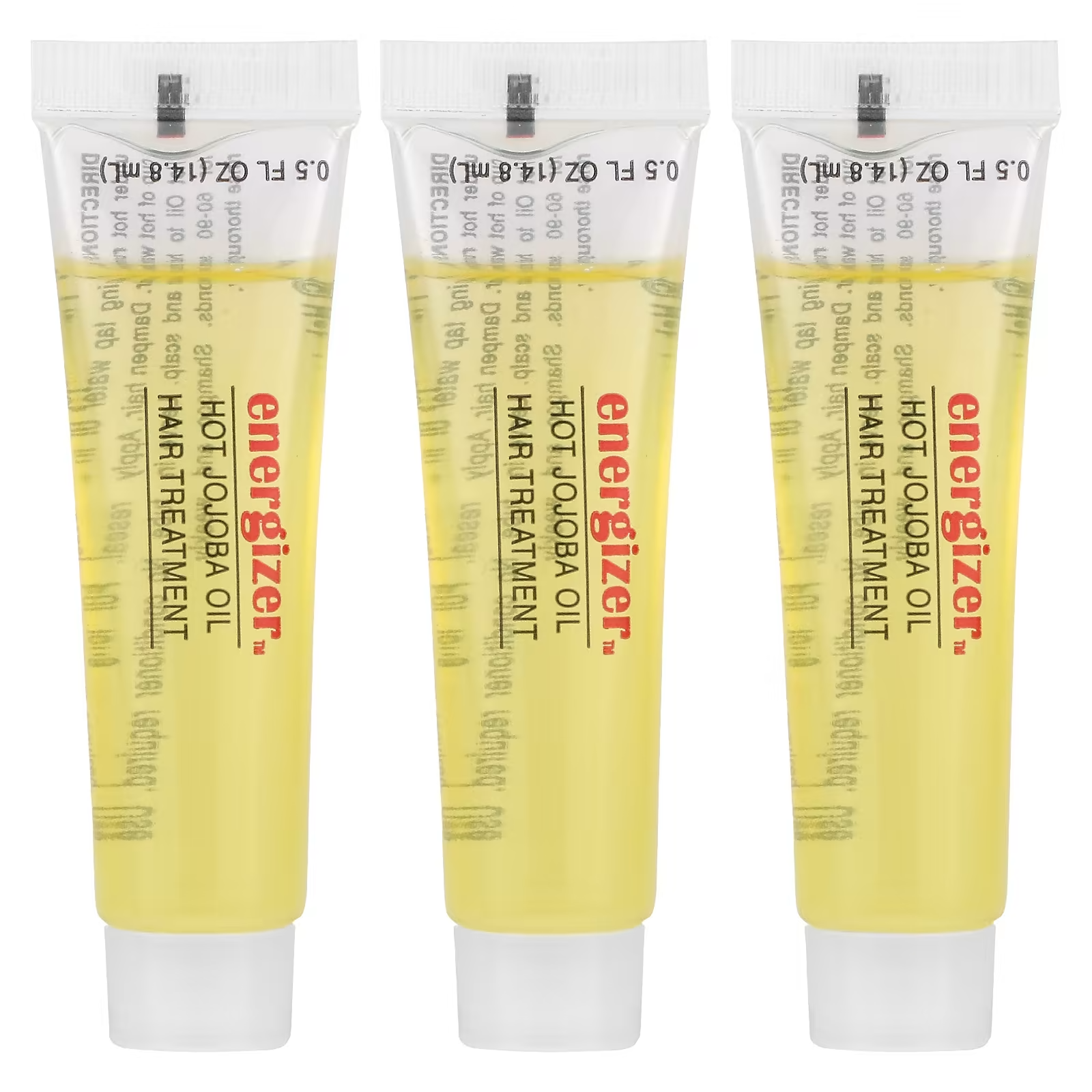 Hobe Labs, Energizer Hot Jojoba Oil Hair Treatment 14.8 ml 3 Reclosable Tubes - Image 3