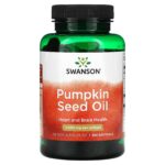 Swanson Pumpkin seed oil capsules for heart and brain health