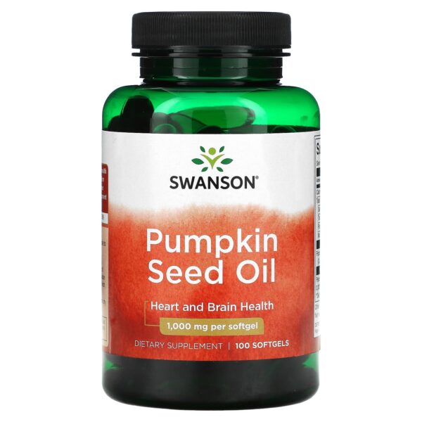 Swanson Pumpkin Seed Oil Capsules For Heart And Brain Health