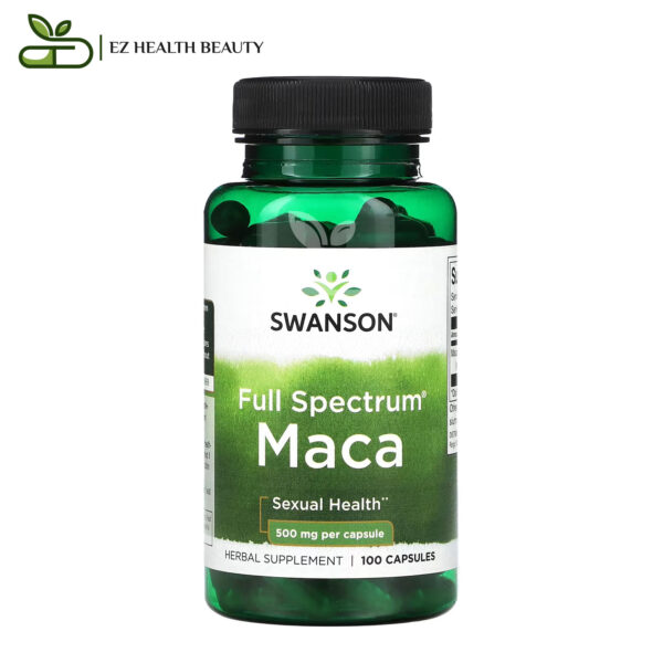 Swanson Maca For Sexual Health 500 Mg 60 Capsules