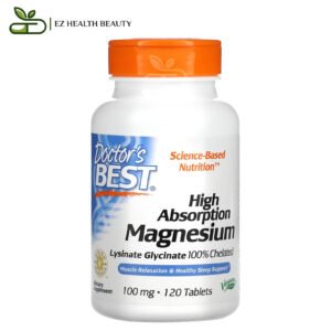 Doctor's best magnesium supplement for muscle relaxation and healthy sleep support