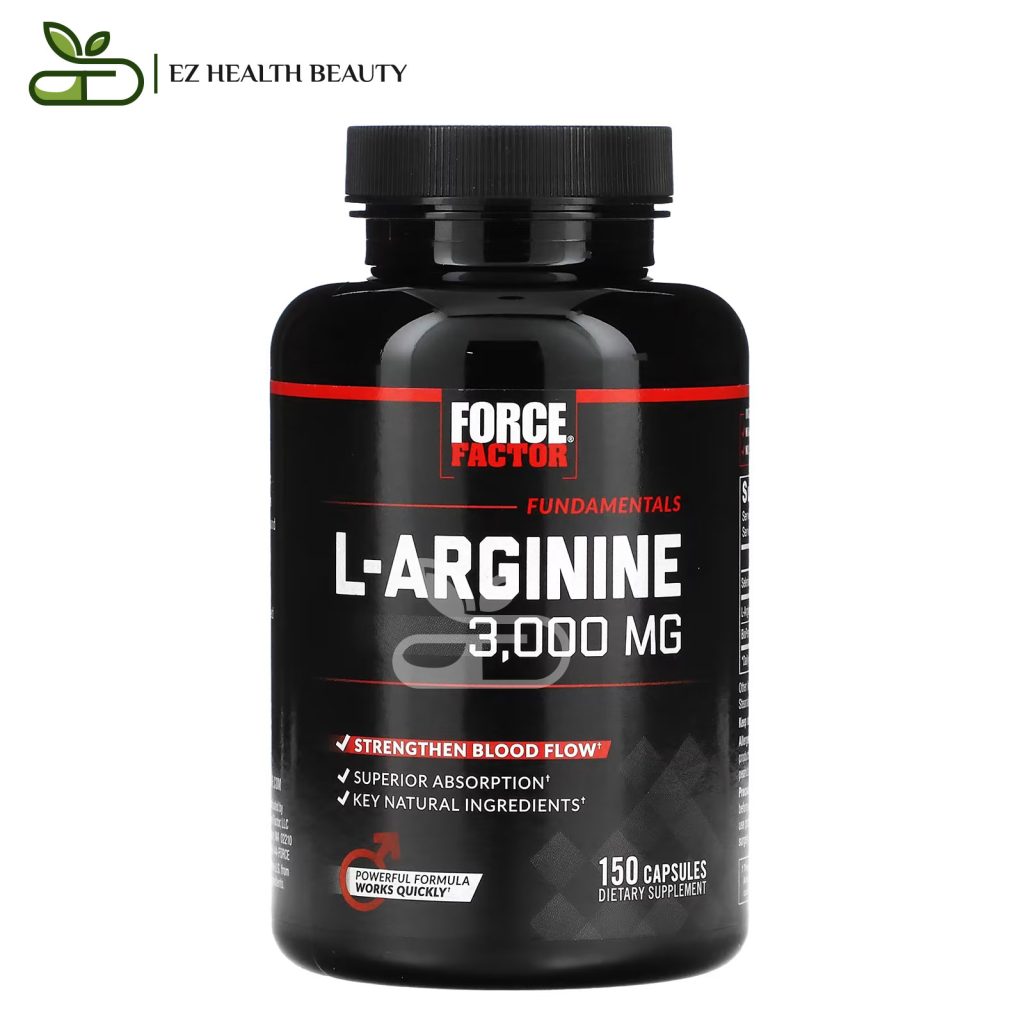 Force Factor L Arginine 3000 Mg Strengthens Blood Flow