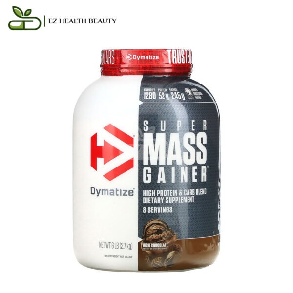 بروتين مكسب الكتلة Super Mass Gainer بنكهة الشوكولاتة الغنية 2,7 كجم