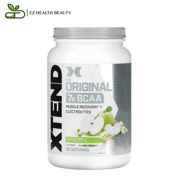 أفضل Bcaa للضخامة إكستند أوريجينال لتقوية العضلات نكهة التفاح المنعشة 1,26 كجم The Original 7G Bcaa Xtend