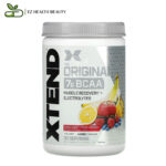 BCAA اكستند أوريجينال لتقوية العضلات نكهة كوكتيل الفواكه 405 جرامًا The Original 7G BCAA Xtend