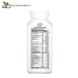 mega men multivitamin ingredients