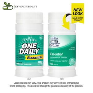 One Daily Essential For Body Health 21st Century 100 Tablets