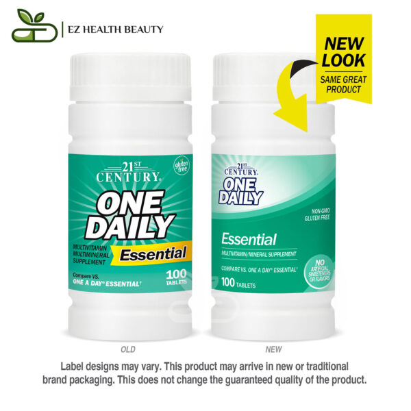 One Daily Essential For Body Health 21St Century 100 Tablets