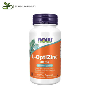 L-OptiZinc for Immunity Now Foods 30 mg 100 Veg Capsules