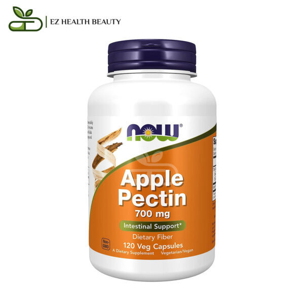 بكتين التفاح لصحة الأمعاء 700 مجم 120 كبسولة Apple Pectin Now Foods