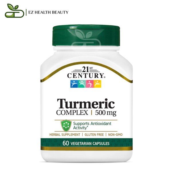 Turmeric Complex Anti Oxidant 21St Century 500 Mg 60 Vegetarian Capsules