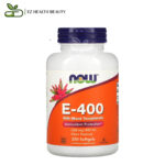 كبسولات فيتامين هـ مع توكوفيرولات لدعم المناعة 268 مجم 250 كبسولة E-400 with Mixed Tocopherols Now Foods