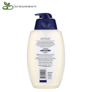 Aquaphor baby wash and shampoo hudrates skin and hair