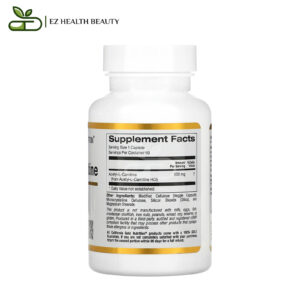 Acetyl L Carnitine Hcl Ingredients 