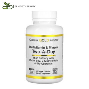 حبوب فيتامينات Two-A-Day لدعم أسلوب الحياة الصحي 60 كبسولة Two-A-Day Capsules California Gold Nutrition