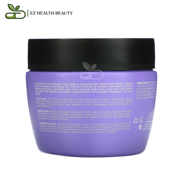 Luseta Biotin &Amp; Collagen Hair Mask For Hair Strengthening And Thickening