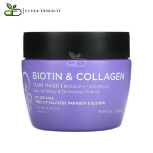 Luseta biotin & collagen hair mask for hair strengthening and thickening