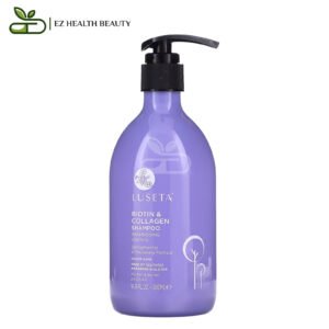 Luseta purple shampoo biotin and collagen strengthens and thickens hair