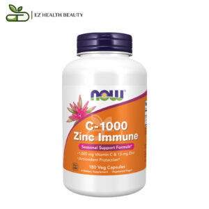 c 1000 zinc immune Now Foods 180 Veg Capsules