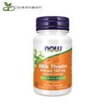 مكمل حليب الشوك مع الكركم للتخلص من السموم وتعزيز الكبد 150 مجم 60 كبسولة Milk Thistle Extract with Turmeric Now Foods