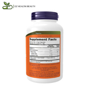 Now Psyllium Husk Capsules Ingredients